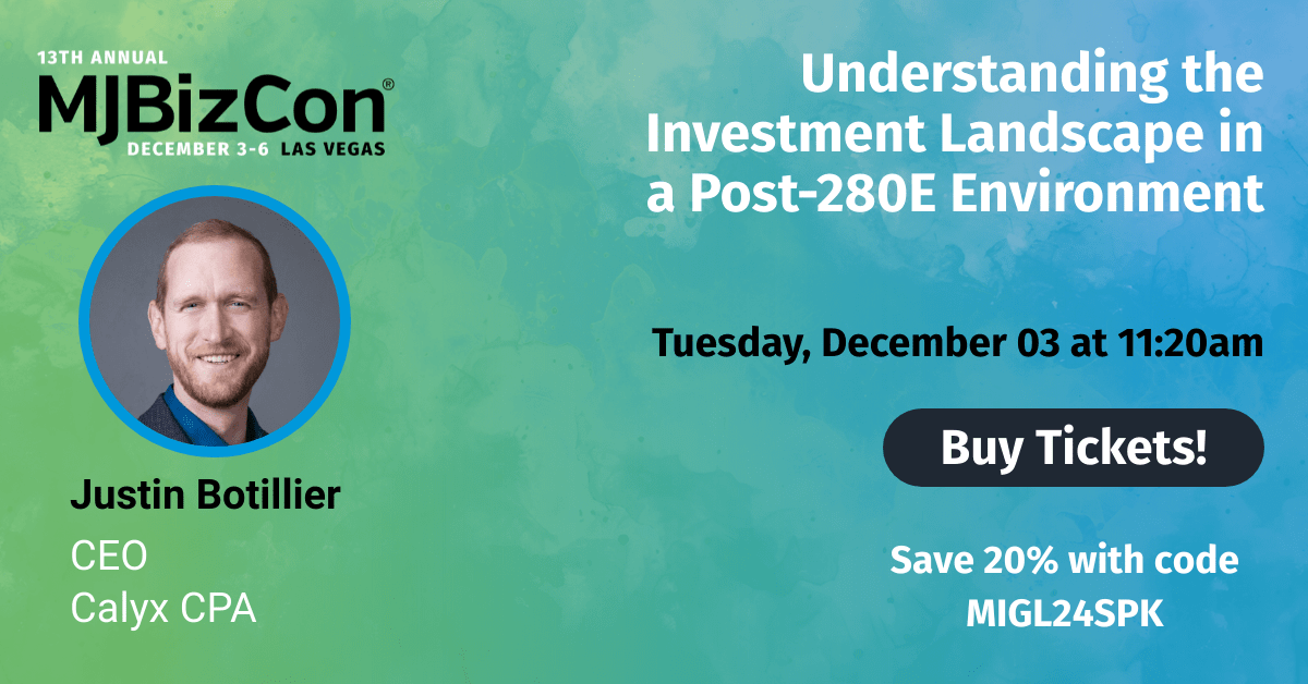 Justin to be Speaking at MJBizCon Dec 3-6