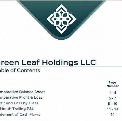 Table of contents